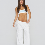Heavyweight sweatpants - White Marle
