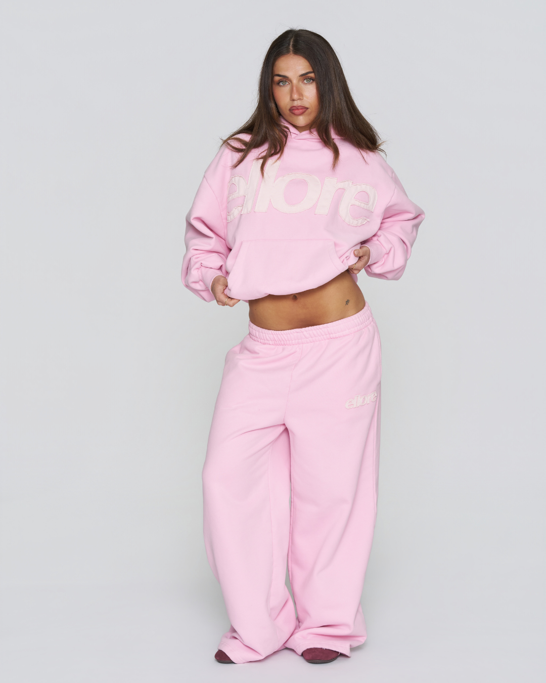 Heavyweight Adjustable Hoodie - Pink
