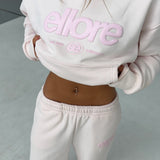 Wide Leg Sweatpants - Bunny Pink 2.0