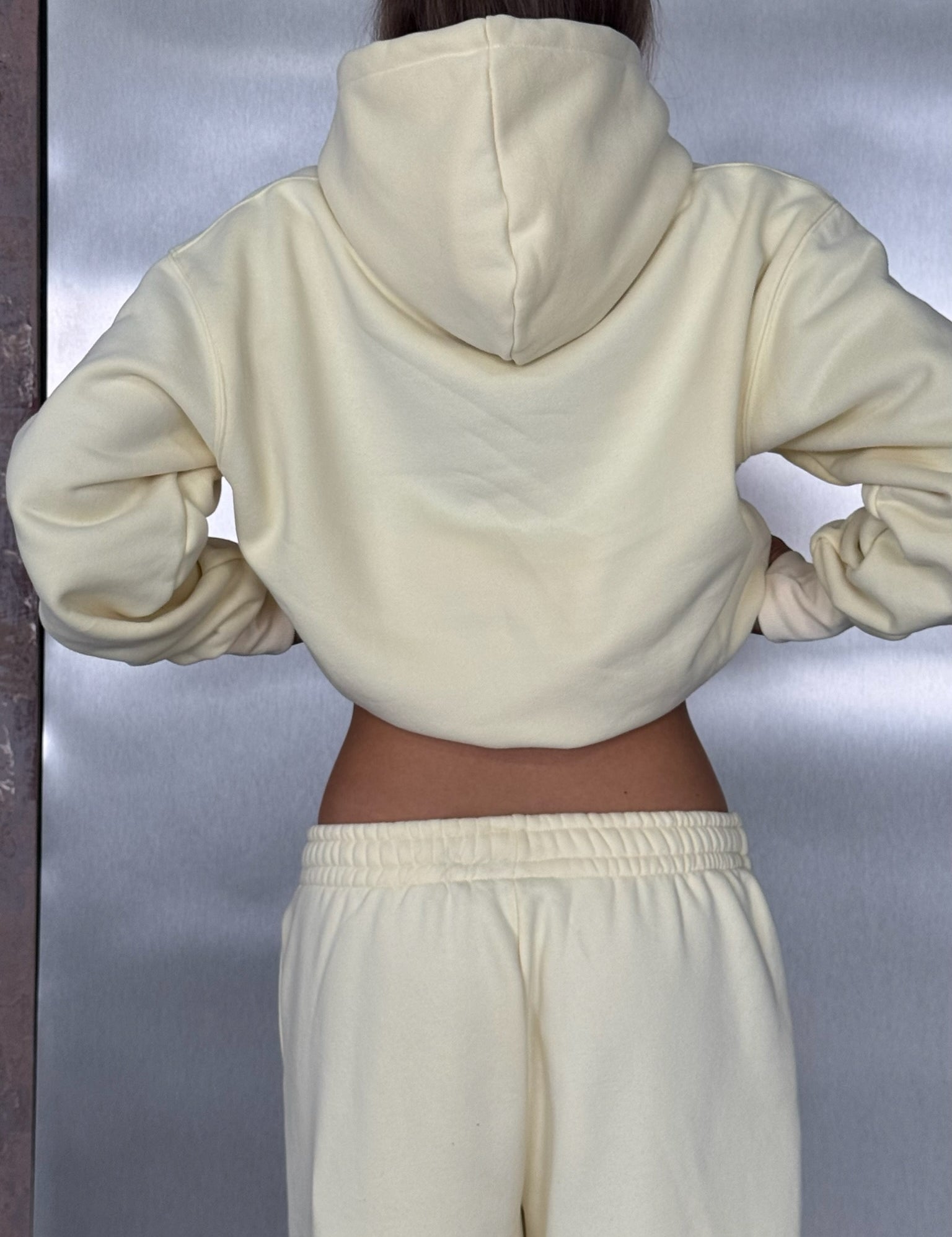 Boxy Adjustable Hoodie - Butter Yellow 2.0