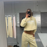 Wide Leg Sweatpants - Butter Yellow 2.0