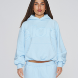 Heavyweight Adjustable Hoodie - Sky Blue