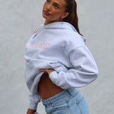 Boxy Oversized Hoodie - Flower