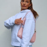 Boxy Oversized Hoodie - Flower