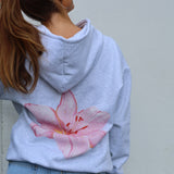 Boxy Oversized Hoodie - Flower
