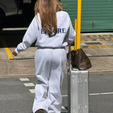 Wide Leg Sweatpants - Marle In Midnight