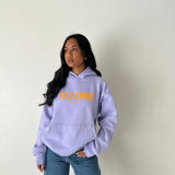 Lilac Orange Oversized Hood