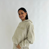 Stone Boxy Oversized Hood