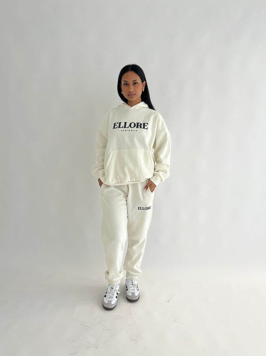 Cream Boxy Oversized Hood