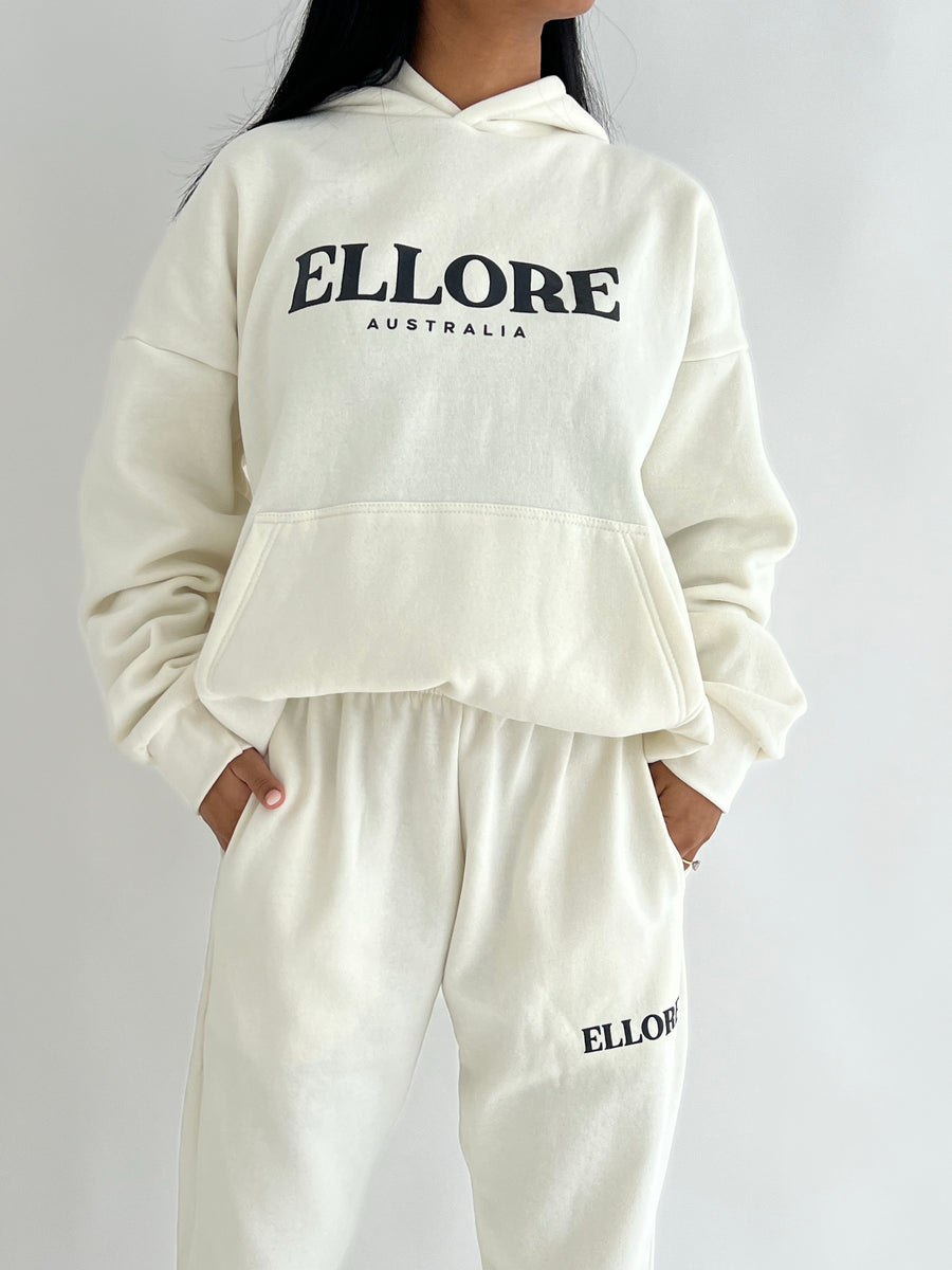 Cream Boxy Oversized Hood