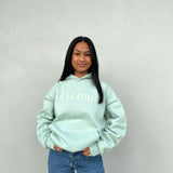 Sage Puff Boxy Oversized Hood