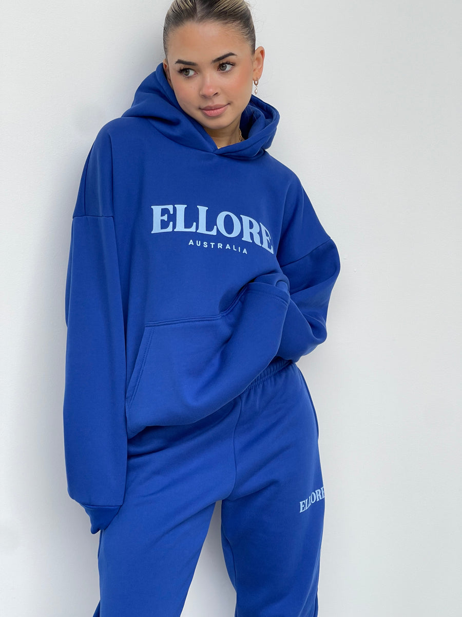 Cobalt Blue Boxy Oversized Hood