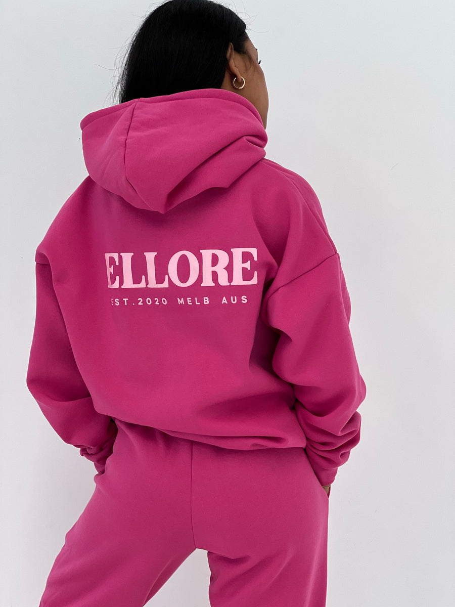 Hot Pink Oversized Hood